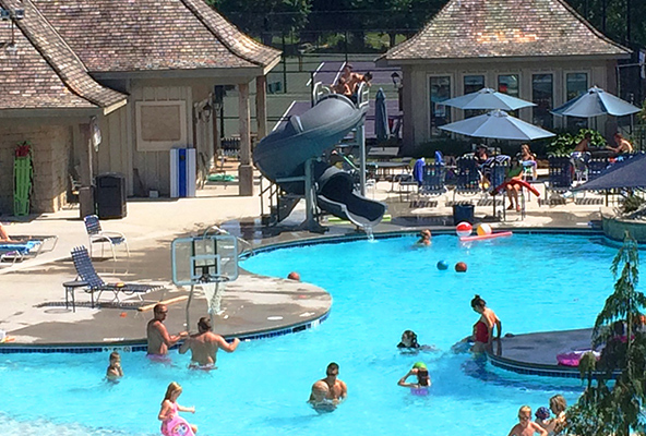 Community pool at Millwood in Springfield Missouri