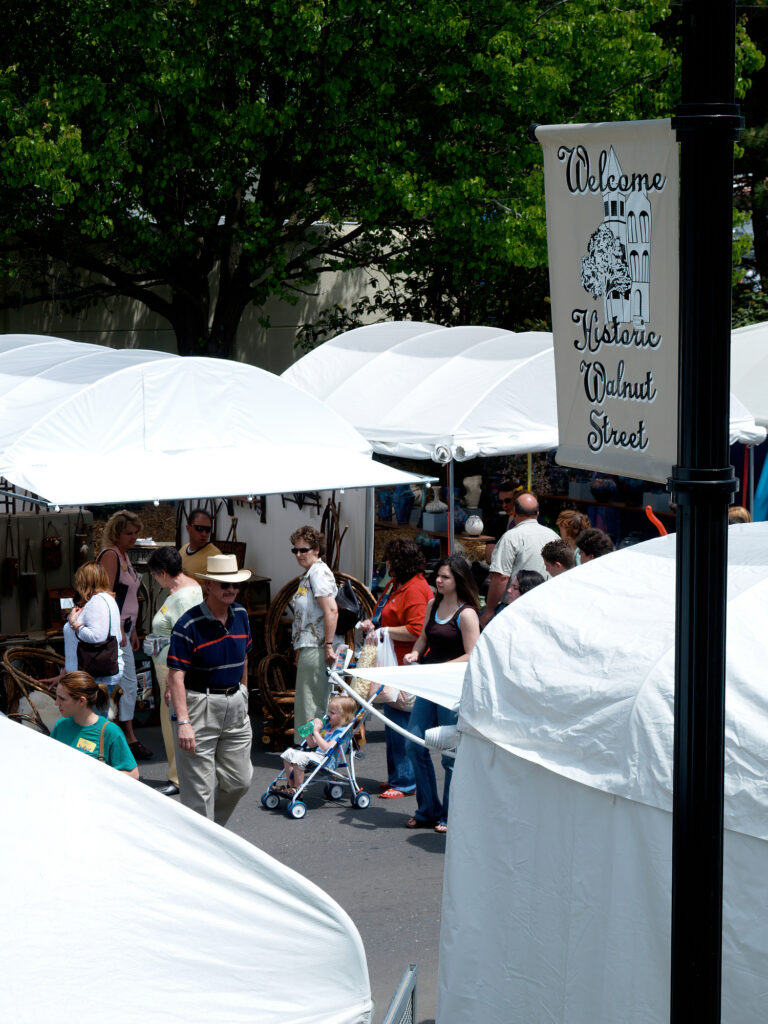 Cider Days on Historic Walnut Street on a fall weekend in Springfield, MO