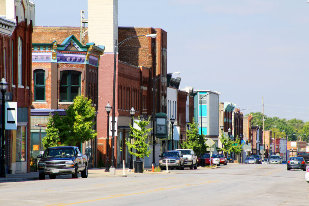 Commercial Street in Springfield, MO